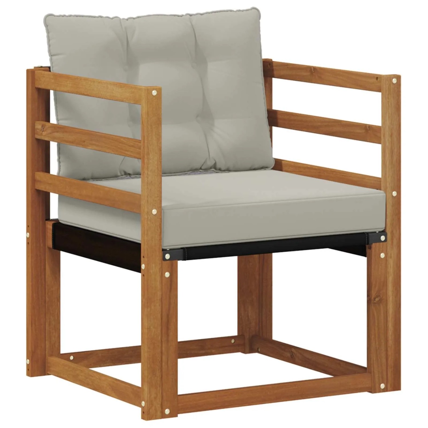 vidaXL Outdoor-Sofagarnitur Massives Akazienholz und Textilene 3436287