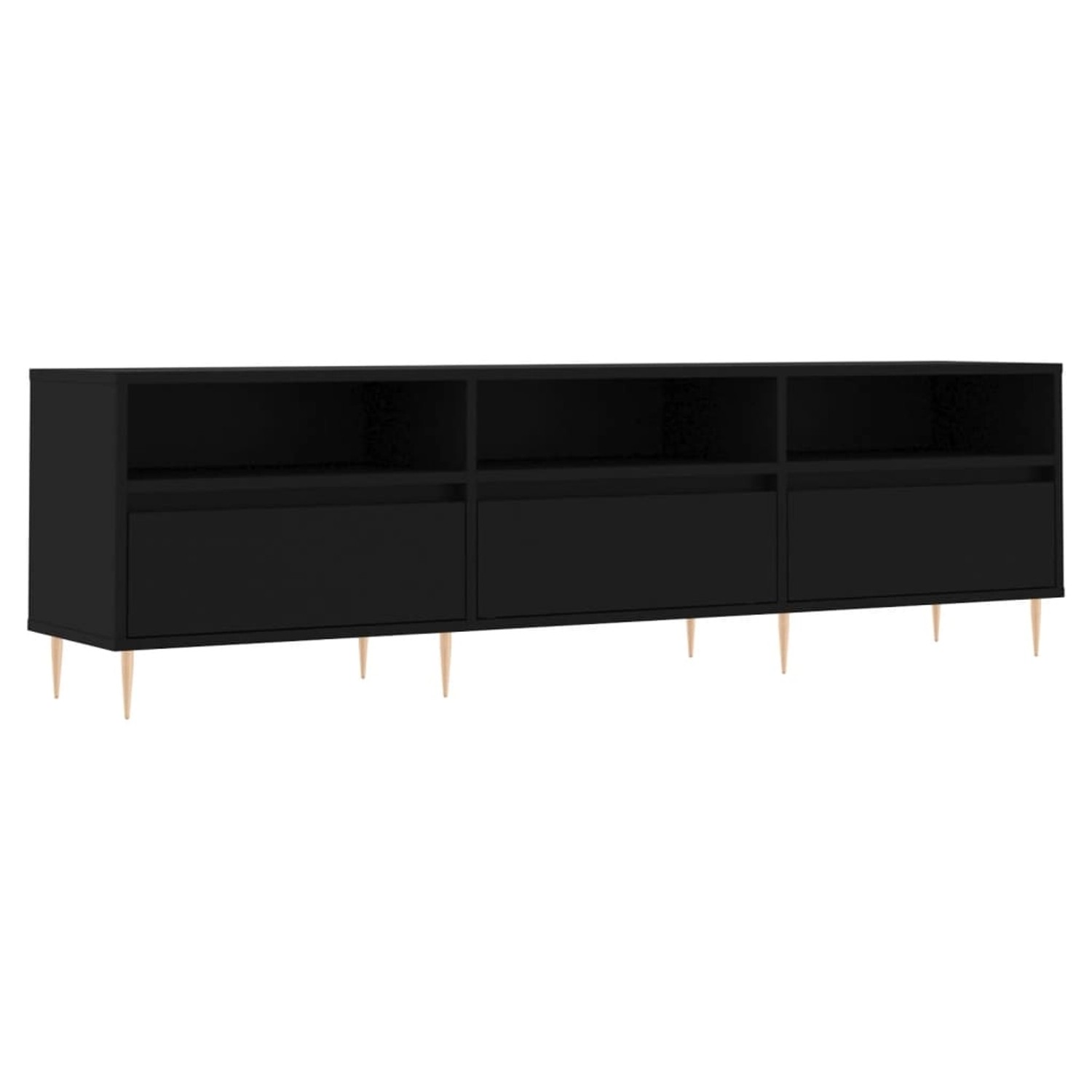 VidaXL TV-Schrank Schwarz 150x30x44,5 cm Holzwerkstoff  Modell 8 günstig online kaufen