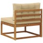 vidaXL Outdoor Mittelsofa Massivholz Akazie Natur 900535_5