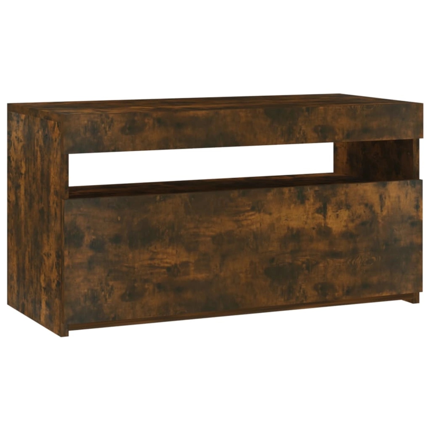 vidaXL TV-Schrank mit LED-Leuchten Räuchereiche 75x35x40 cm 815123 günstig online kaufen