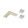 Paulmann MaxLED 1000 COB Eckverbinder für LED-Streifen Tunable White, inkl. zwei Lichtverbindern zur 90° Montage.