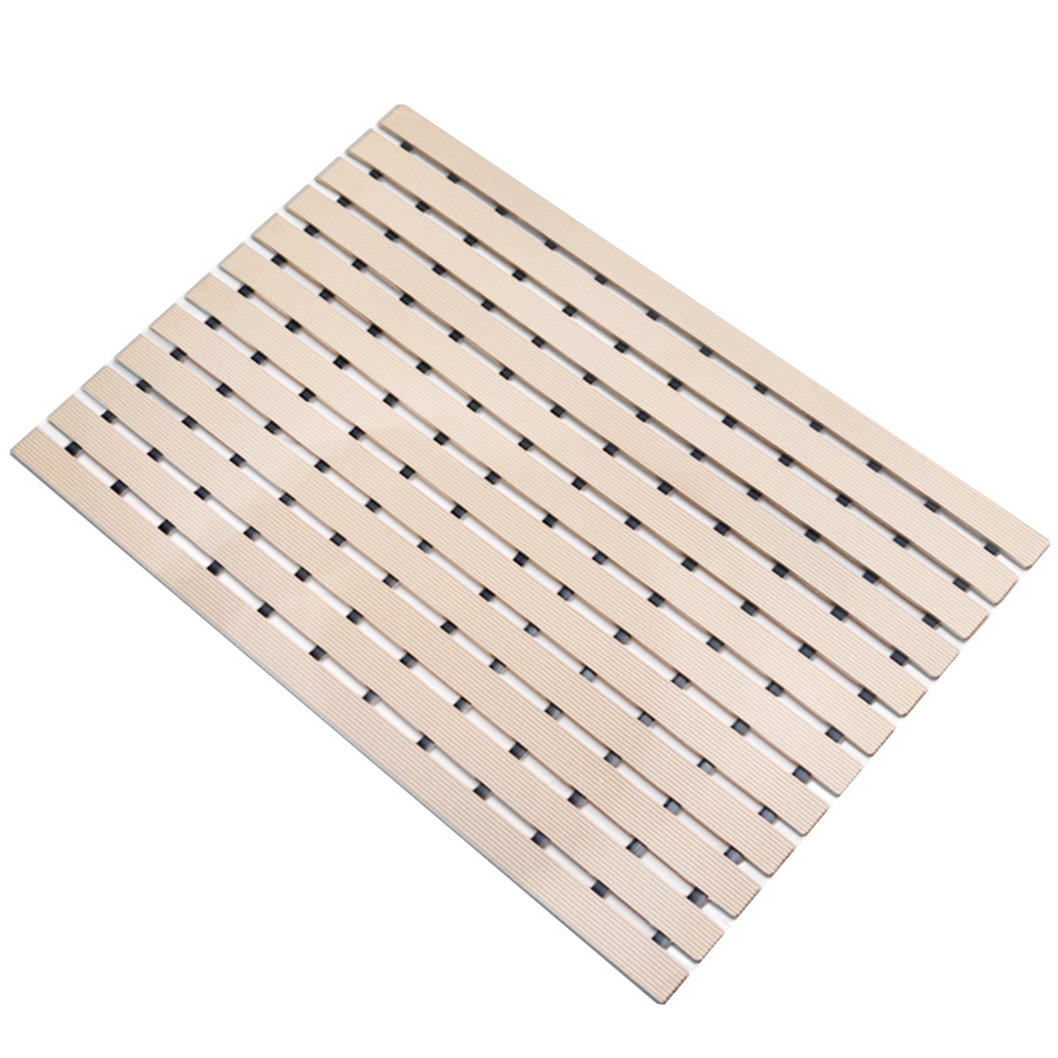 KARAT Antibakterielle Fußmatte mit Drainagefunktion nach Maß Beige 61 x 120 günstig online kaufen