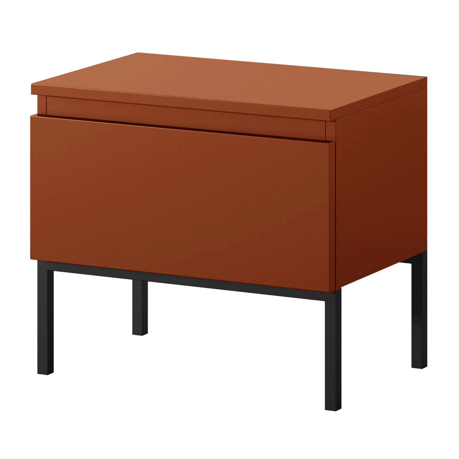 Selsey Nachttisch Bemmi Ziegelrot 49 cm