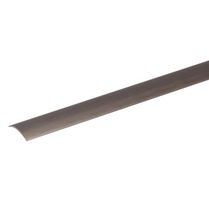 Bodenausgleichsprofil aus Aluminium, 900 mm lang, in Bronze. Ideal für Übergänge zwischen Bodenbelägen.