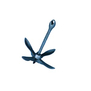 Seilflechter Faltklappanker, 4 kg, verzinkt, für Wassersport & Boote.