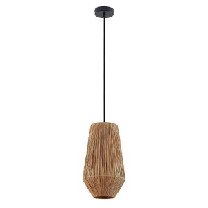 Lindby Pendelleuchte Jytte 9627311 Skandinavisch in Creme aus Papier 1-flammig E27 Schlafzimmerleuchte