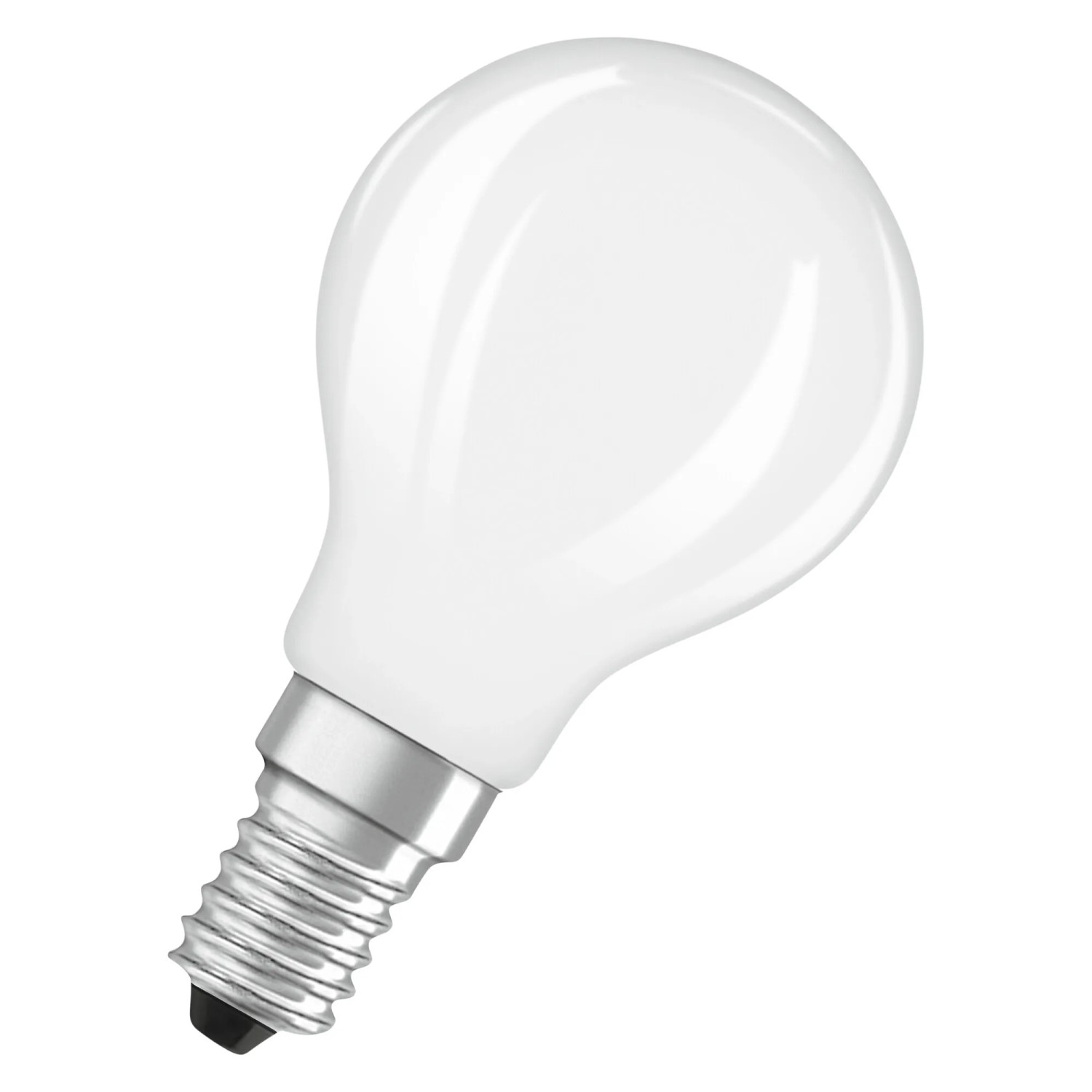 Osram LED-Leuchtmittel E14 Tropfenform, 3,4W, neutralweiß, matt.