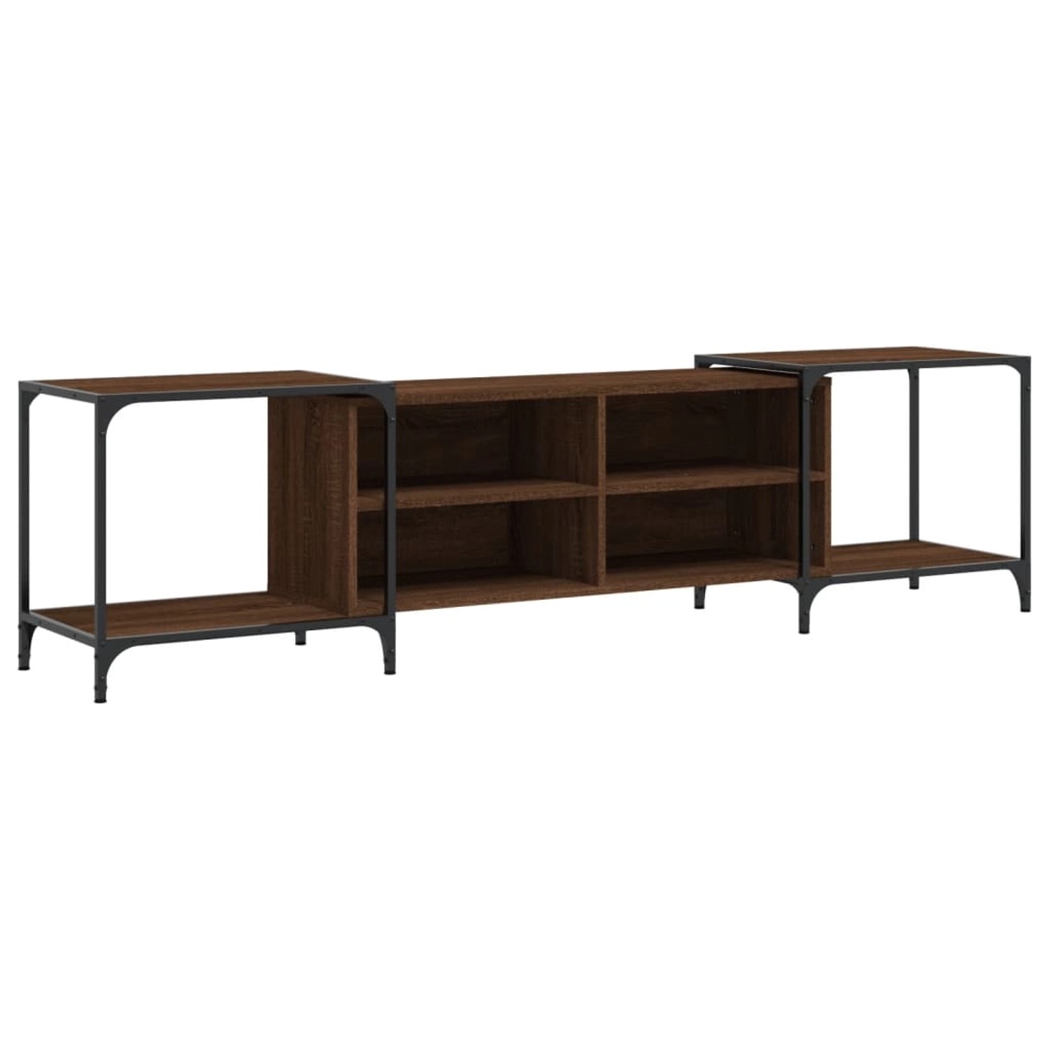 VidaXL TV-Schrank Braun Eichen-Optik 203x37x50 cm Holzwerkstoff