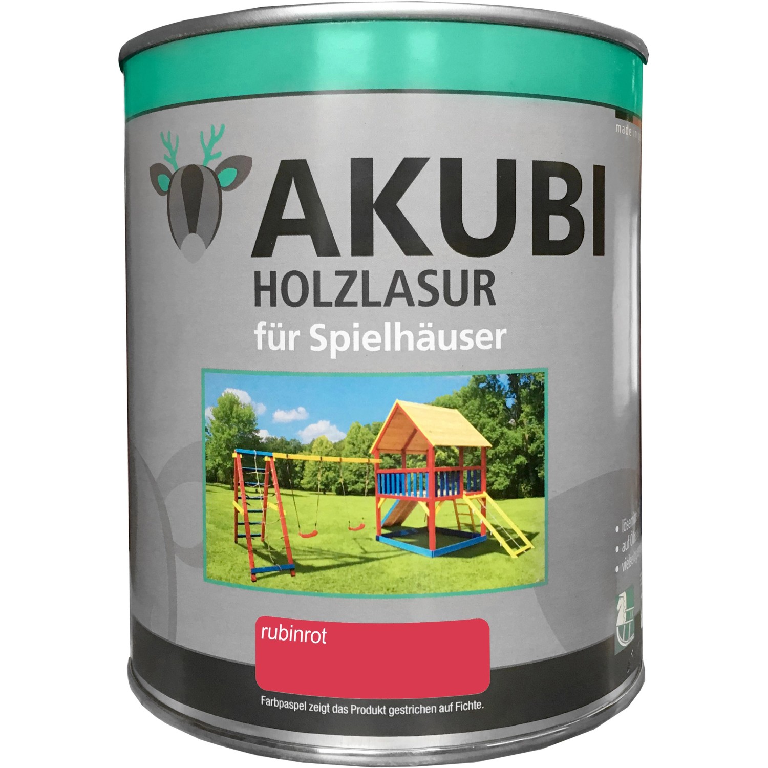 Karibu Holzlasur für Spielhäuser Rubin...