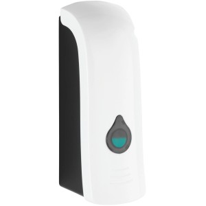 Wenko Ranera S Seifenspender, weiß/schwarz, für Desinfektionsmittel und Seife.