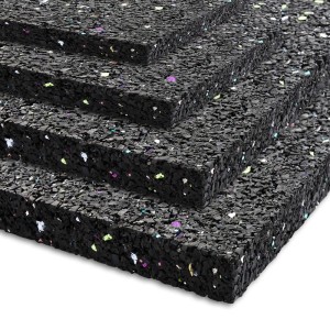 KARAT Antivibrationsmatte/Schallschutzmatte, 1cm stark, 62,5x1000cm, aus Gummigranulat.