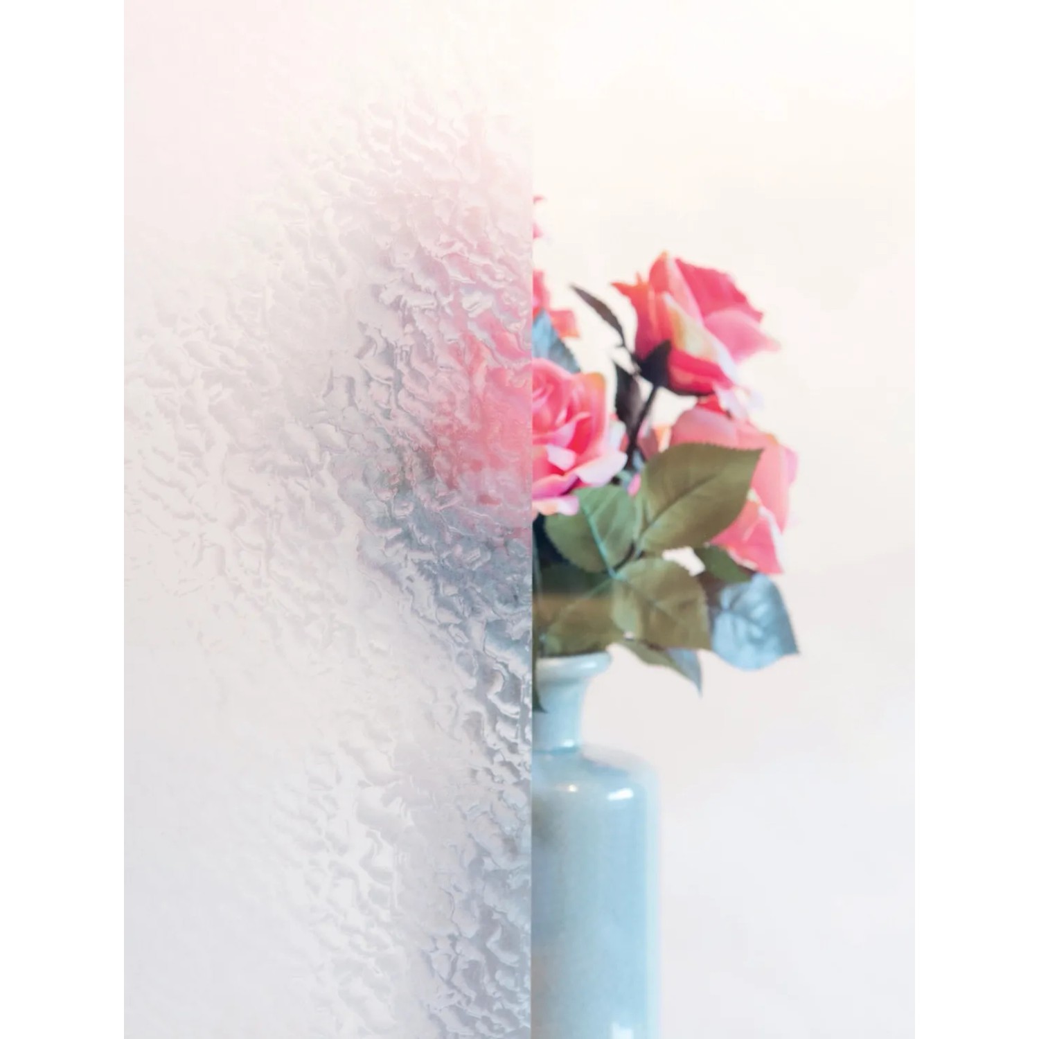 d-c-fix Milchglasfolie Static Premium, 45 cm breit, als Meterware. Blickschutz und UV-Schutz für Fenster.