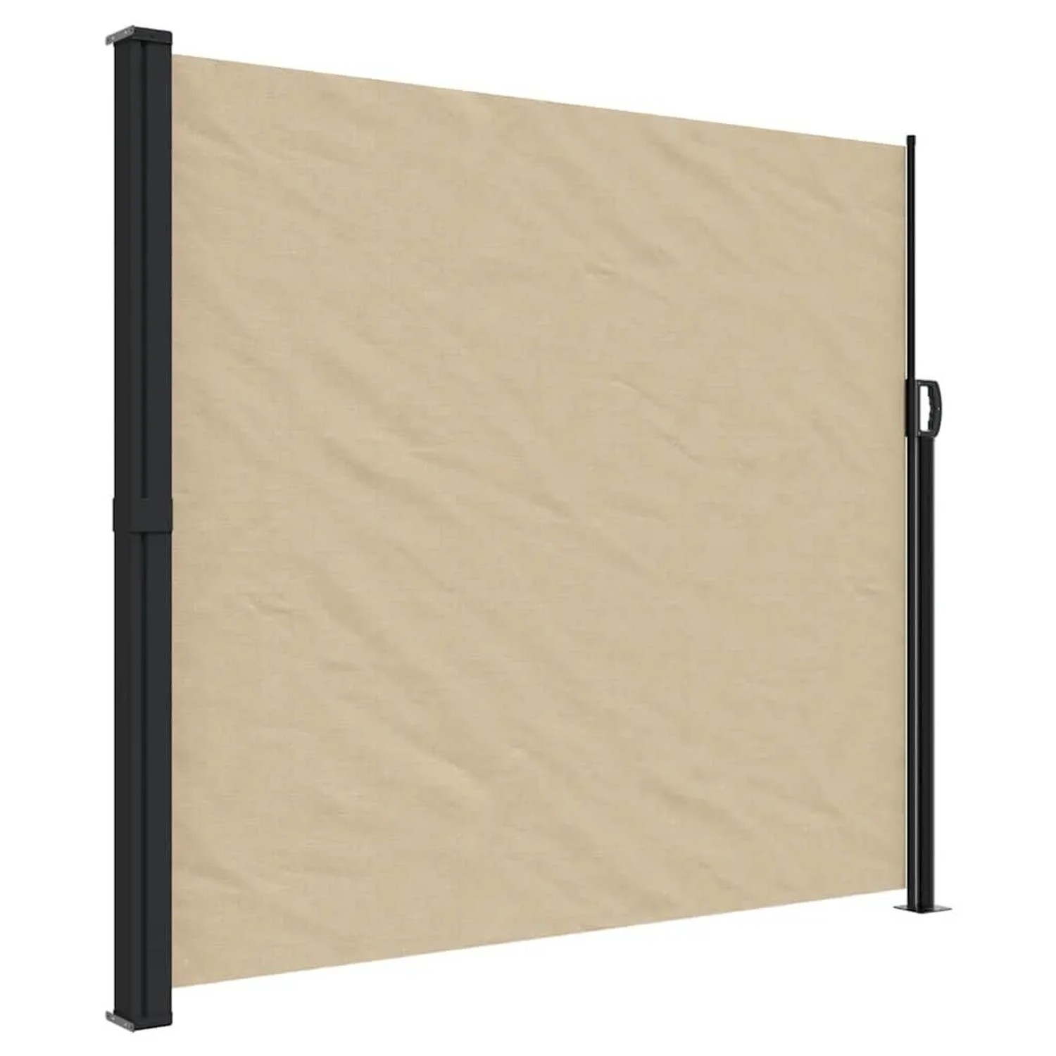 vidaXL Seitenmarkise Ausziehbar Beige 180x500 cm 4004450