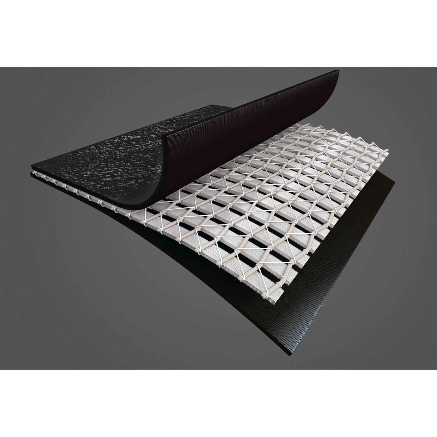 Detailaufnahme der Materialschichten des Intex PureSpa Octagon Whirlpools.