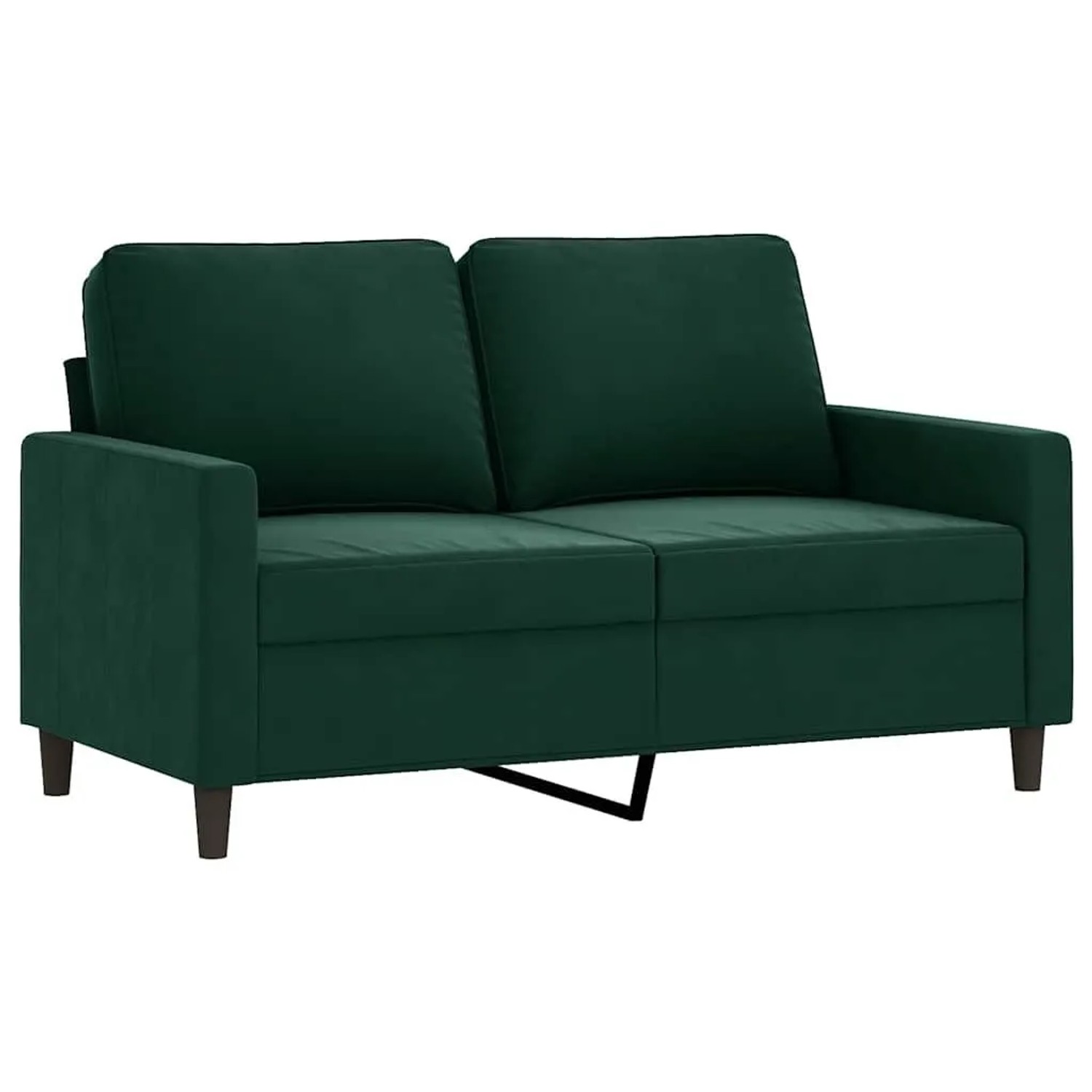 vidaXL 2-Sitzer-Sofa Dunkelgrün 120 cm Samt 359191 günstig online kaufen