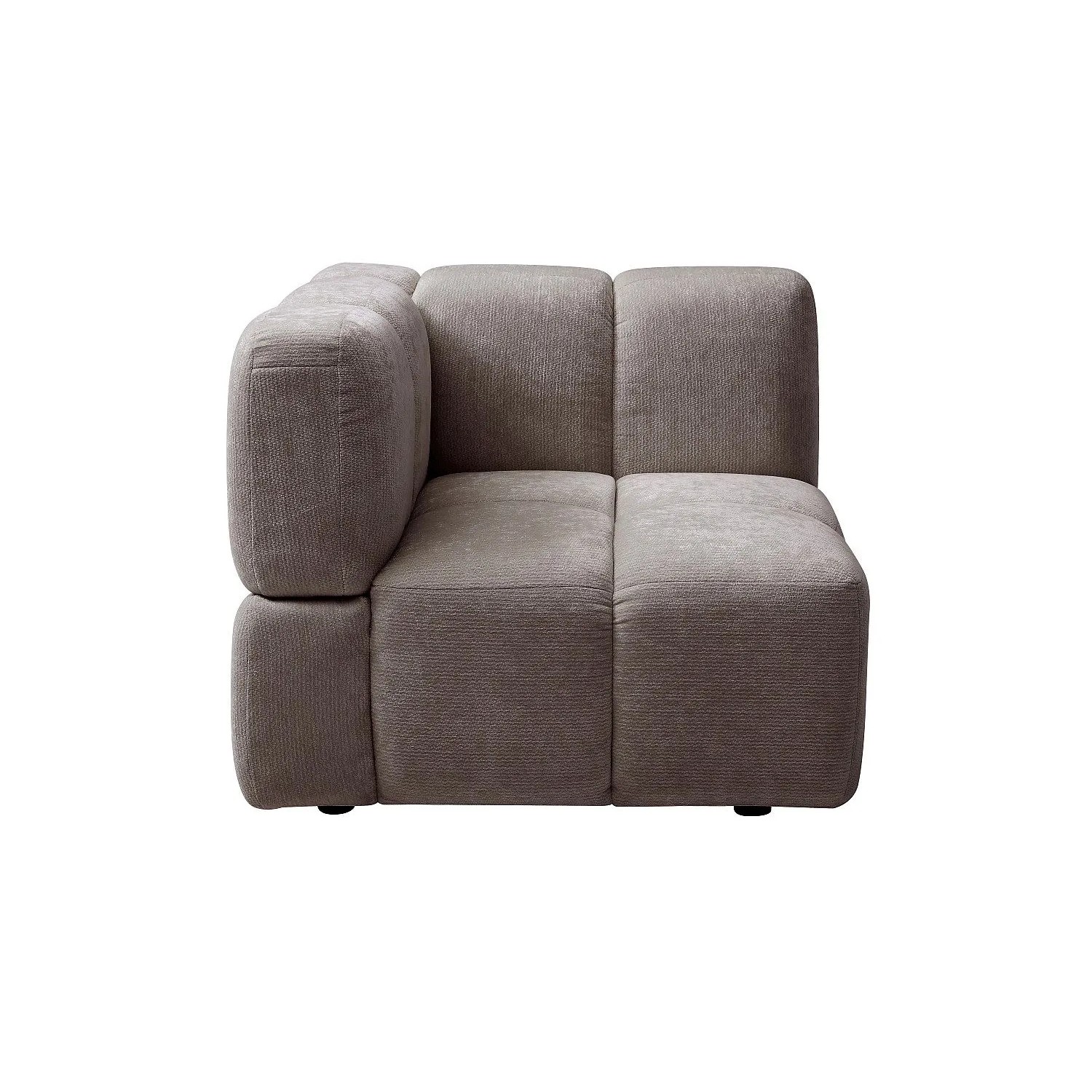 Vente-unique Sessel Mit Gerader Rückenlehne Carlivi Taupe 89 cm