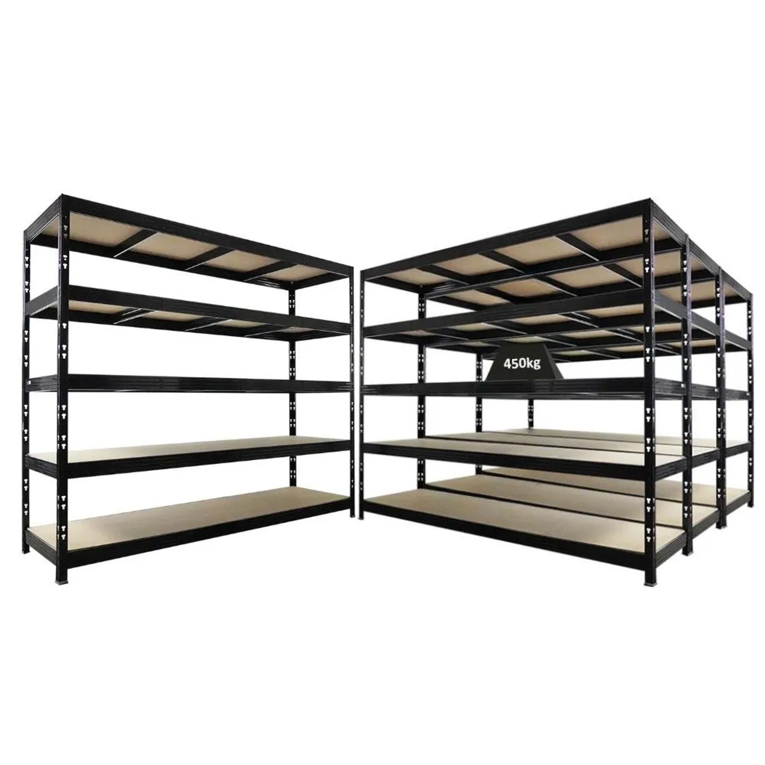 PROREGAL Mega Deal 4x Profi Schwerlastregal Rhino HxBxT 200x240x70cm 5 Span günstig online kaufen