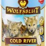 Wolfsblut Cold River Puppy Nassfutter, Forelle mit Süßkartoffel, 395g Dose.