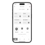 Smartphone mit Yale Alarmanlagen App: Haus, Garage, Garten gesichert.