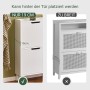 SoBuy Schuhkipper mit 2 Klappen Schuhschrank Schmal für Diele Flur FSR177-W_5