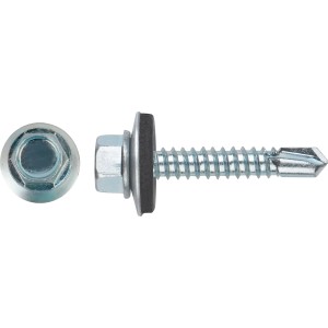 Blechschrauben Sechskantkopf DIN 7504K Ø 4,8 mm x 35 mm Stahl 100 Stück