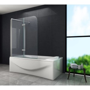 Glasdeals Eck Badewannenaufsatz Duschtrennwand AROUND 70 cm – 3522