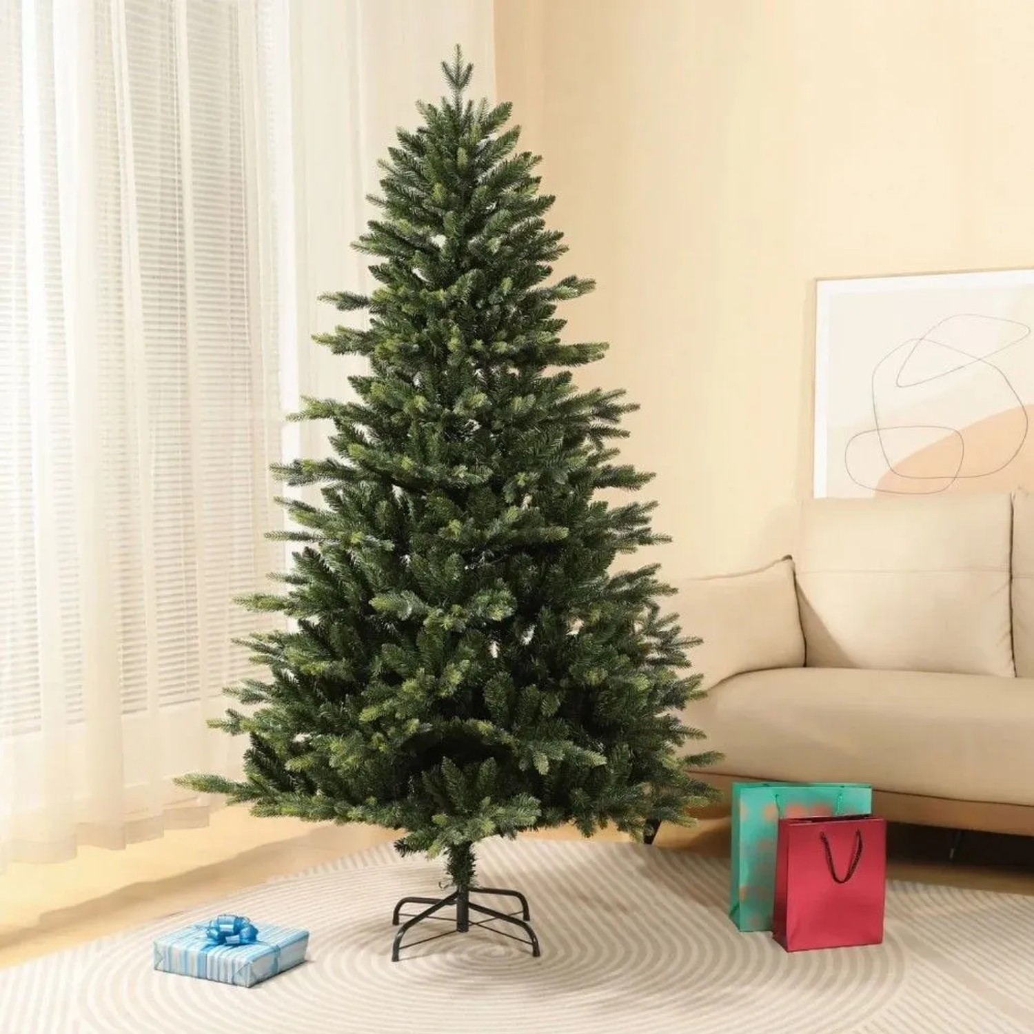 SVITA Künstlicher Weihnachtsbaum 180 cm PE PVC kaufen bei OBI