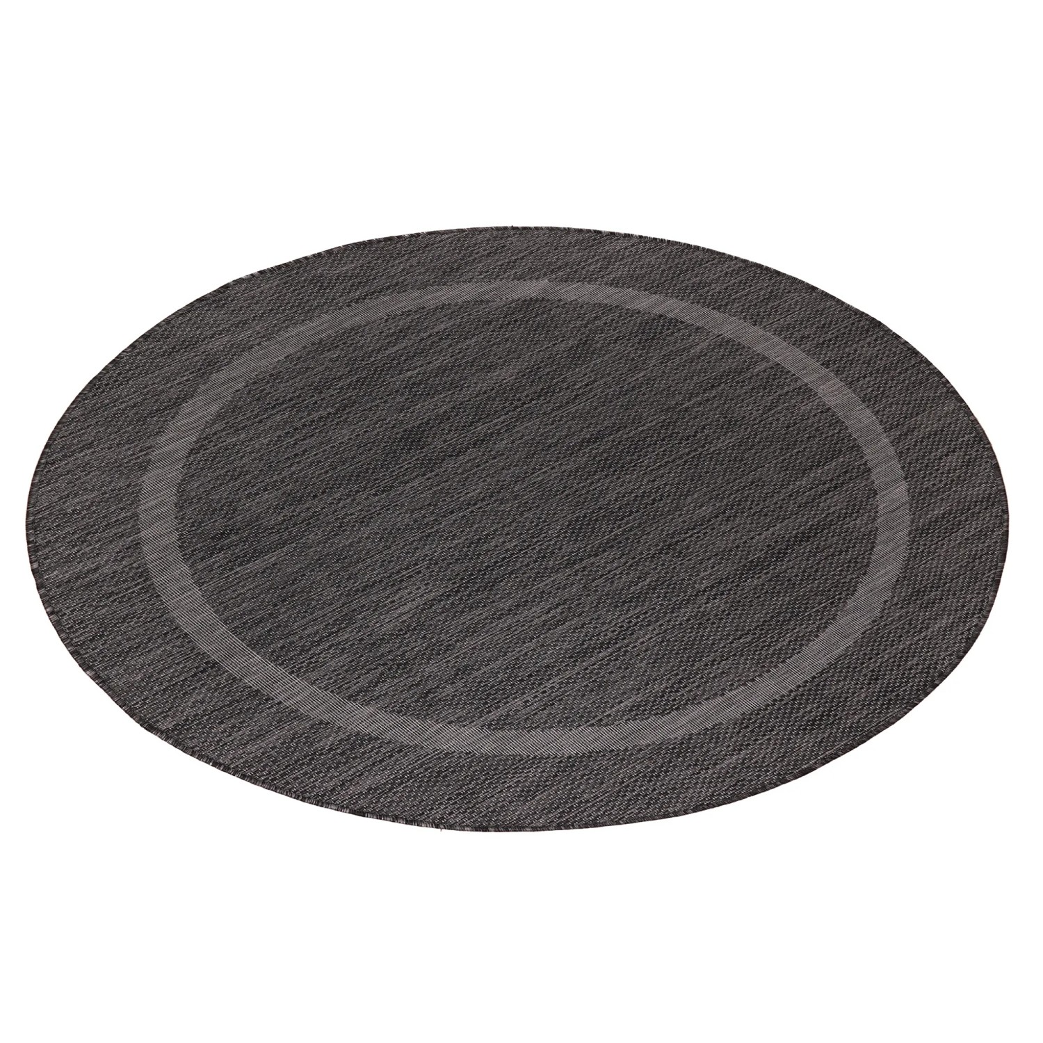 Ayyildiz In- & Outdoor-Teppich Relax 4311 Schwarz 120 cm x 120 cm