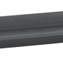 Anthrazitfarbener Florus Blumenkasten-Untersetzer Standard S, 80 cm, aus Kunststoff.