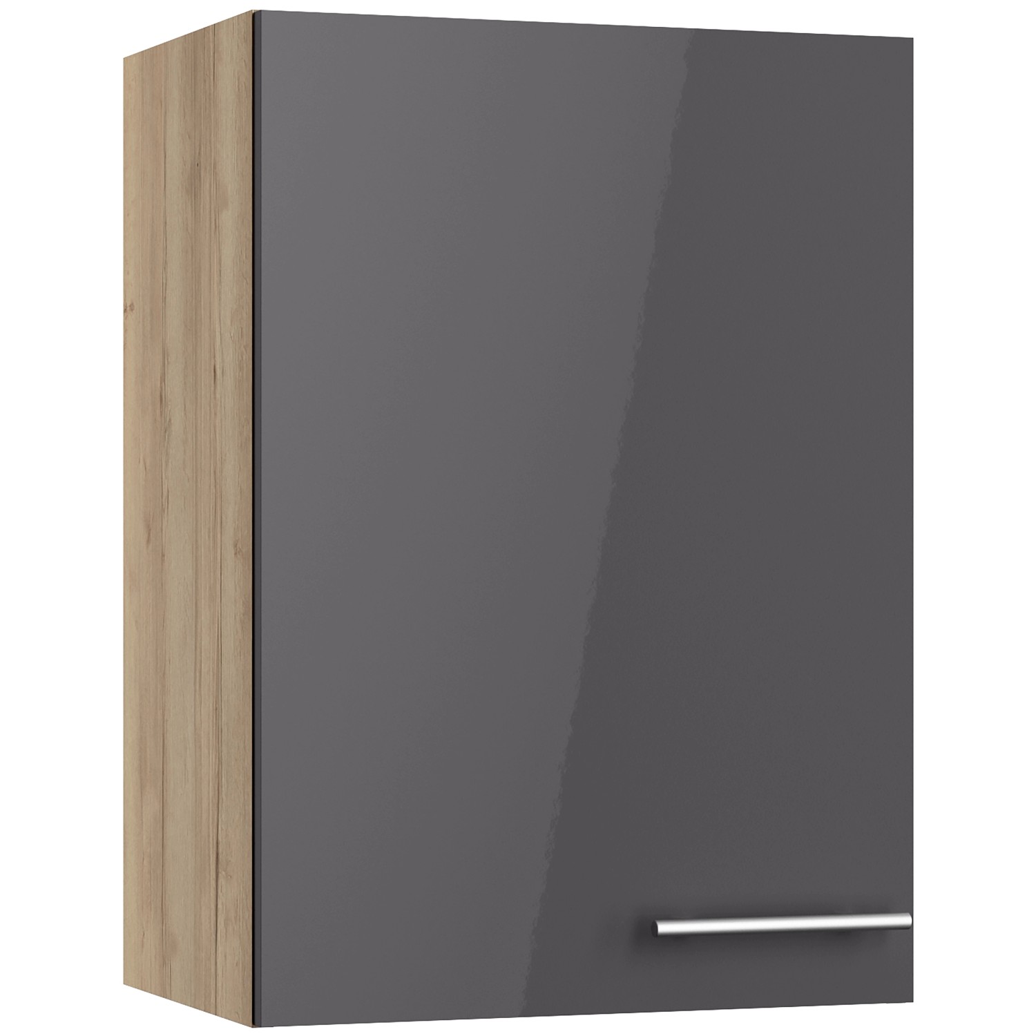 Optifit Oberschrank Jonte984 50 cm x 70,4 cm x 34,9 cm Anthrazit-Wildeiche günstig online kaufen