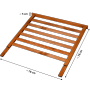 Dobar Rankgitter Magic Kubus 2.0, bernsteinfarben, 78x78cm, für Holz-Hochbeete.