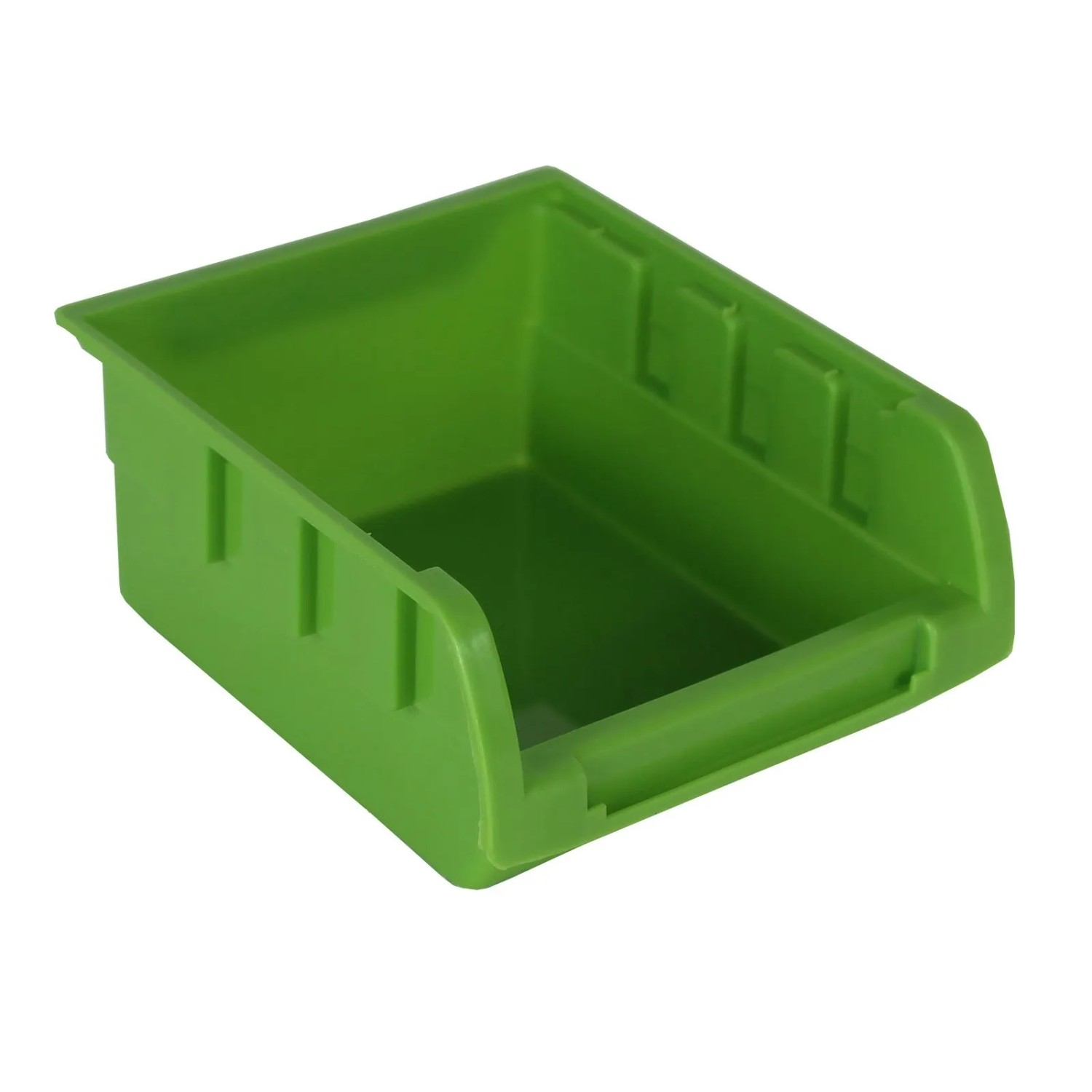 Grüne Stapelbox für Werkzeugschrank, Teil des TRUTZHOLM Wandregal Sets.