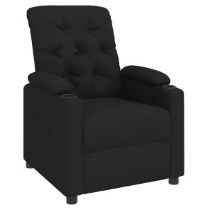 vidaXL Relaxsessel Schwarz Stoff 339104