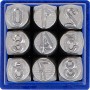 BGS Einschlagzahlen Set, 9-teilig, 8 mm, in Kassette.