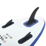 vidaXL SUP-Board Aufblasbar Blau und Weiß 90633_5