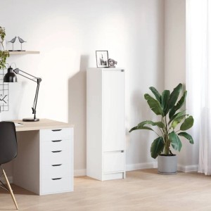 vidaXL Highboard Weiß 29,5x34x119,5 cm Holzwerkstoff 861652