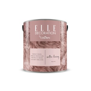 ELLE DECORATION by Crown Wandfarbe Satin Lining No. 415, matte, 2,5 Liter Dose.