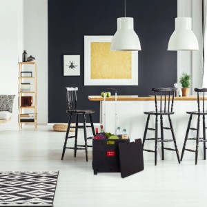 Relaxdays Einkaufstrolley ABS Aluminium Rot Klappbar 99 cm x 45,5 cm x 37,5 cm 3 kg