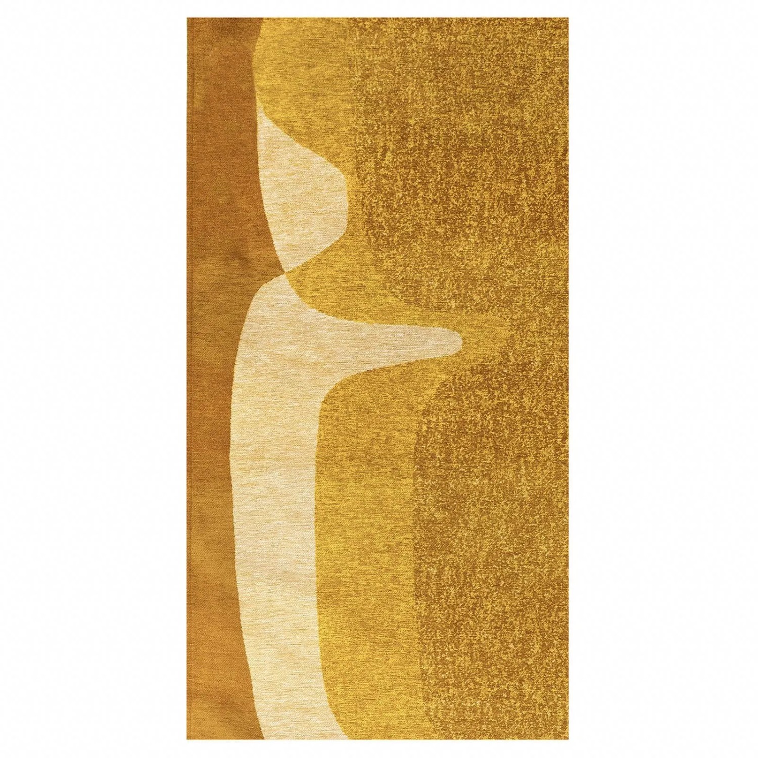Lola&Moi Teppich Curry Gelb 80x150cm
