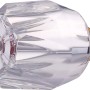 Acrylknauf 21 mm mit roter Markierung zur Warmwasserregulierung für Armaturen.