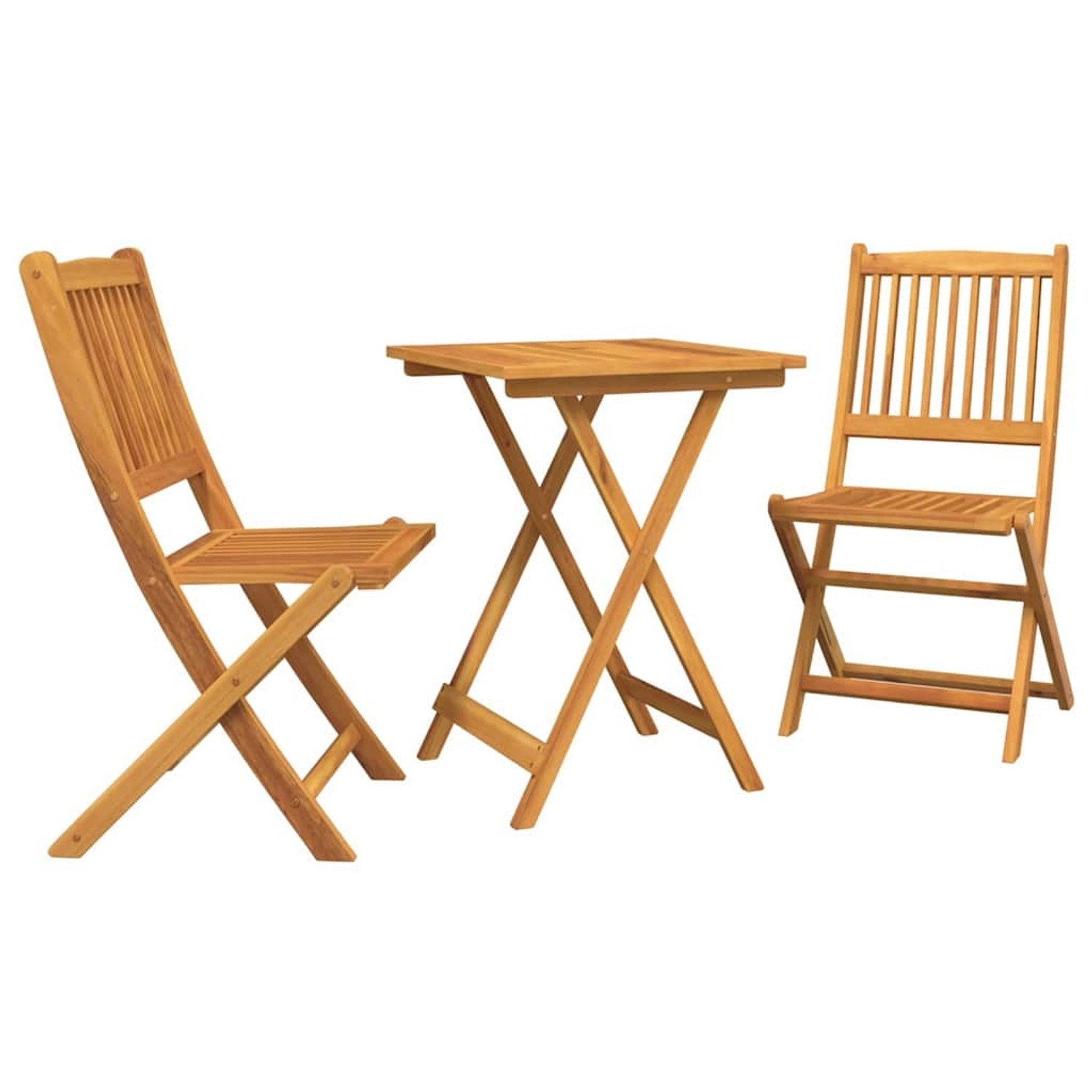 vidaXL Garten Bistro Set 3-Tlg Braun Akazie Massivholz 42000950 günstig online kaufen