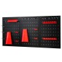 Costway Werkzeugwand Inkl. 28-Teiligem Regal-Set 3 Lochplatten