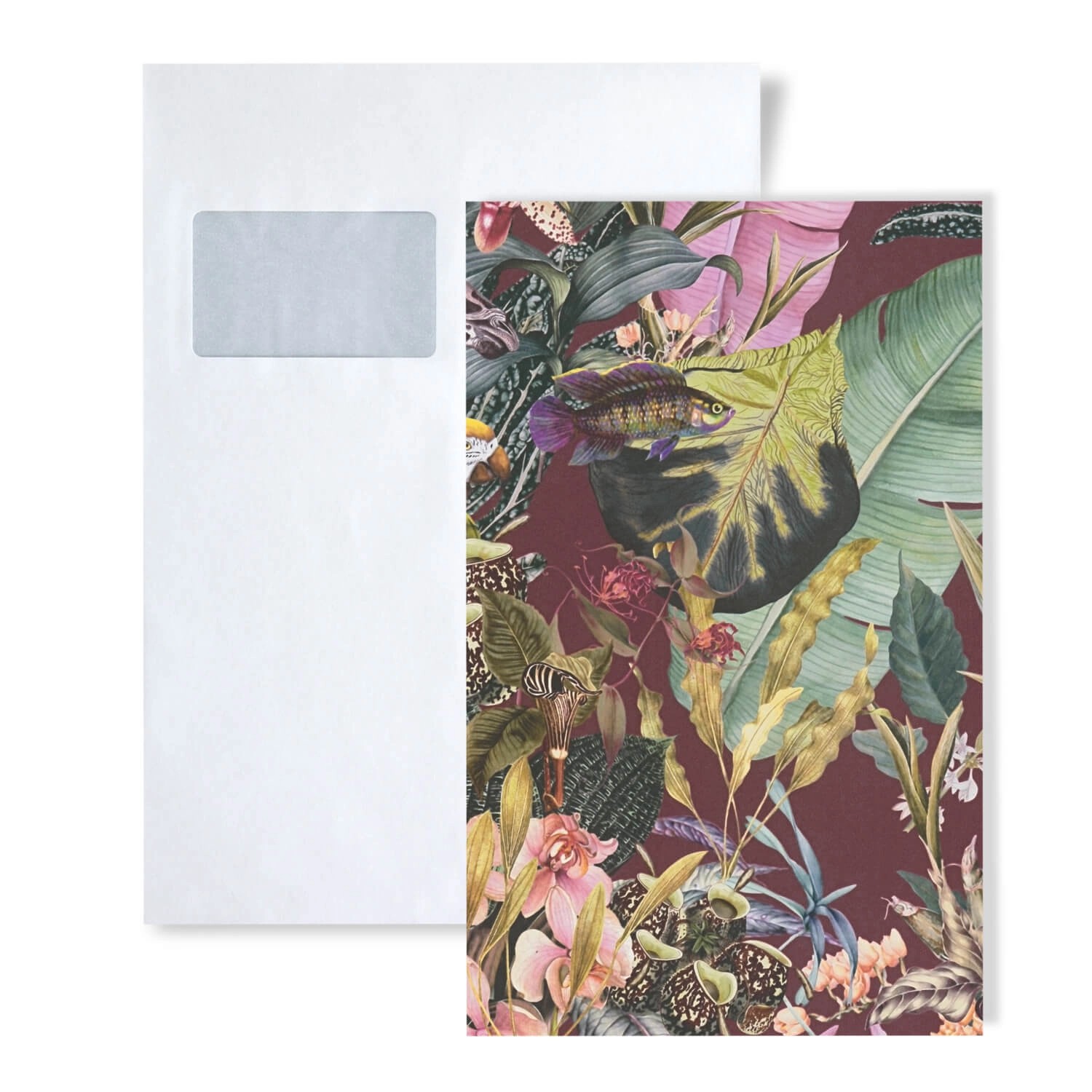 PROFHOME 1 MUSTERSTÜCK S-381765-GU DIN A4 MUSTER der Dschungel Tapete günstig online kaufen