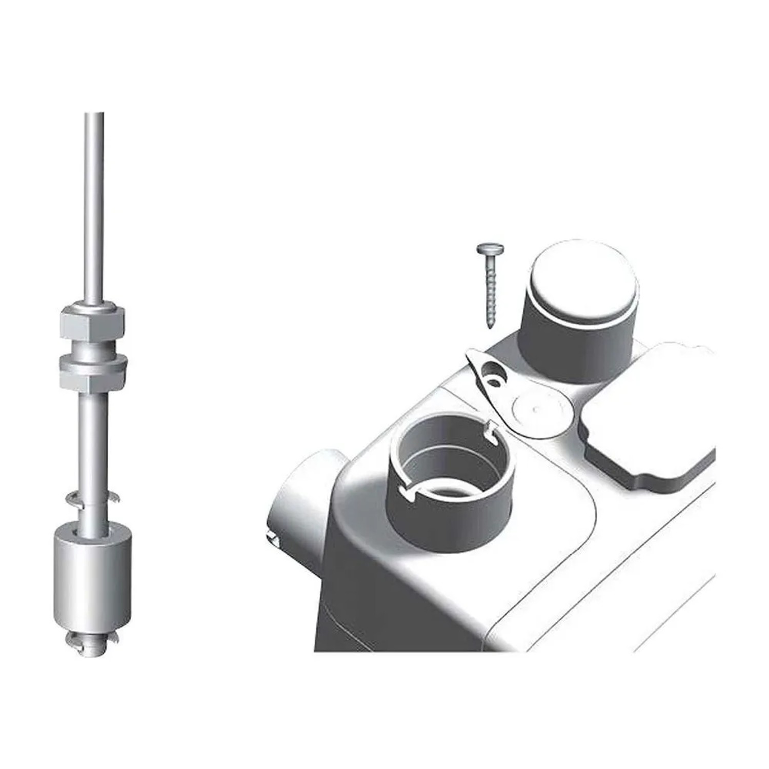 Grundfos Magnetschwimmerschalter für Sololift2 C3 Leitungslänge 10m 97775337