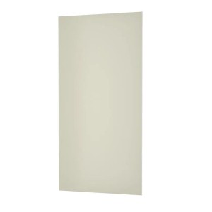 Duschparadies 120 x 210cm Duschrückwand Duschrückwände Wandverkleidung Premium Aluverbundplatte 3mm Fliesenersatz Elfenbeinweiß