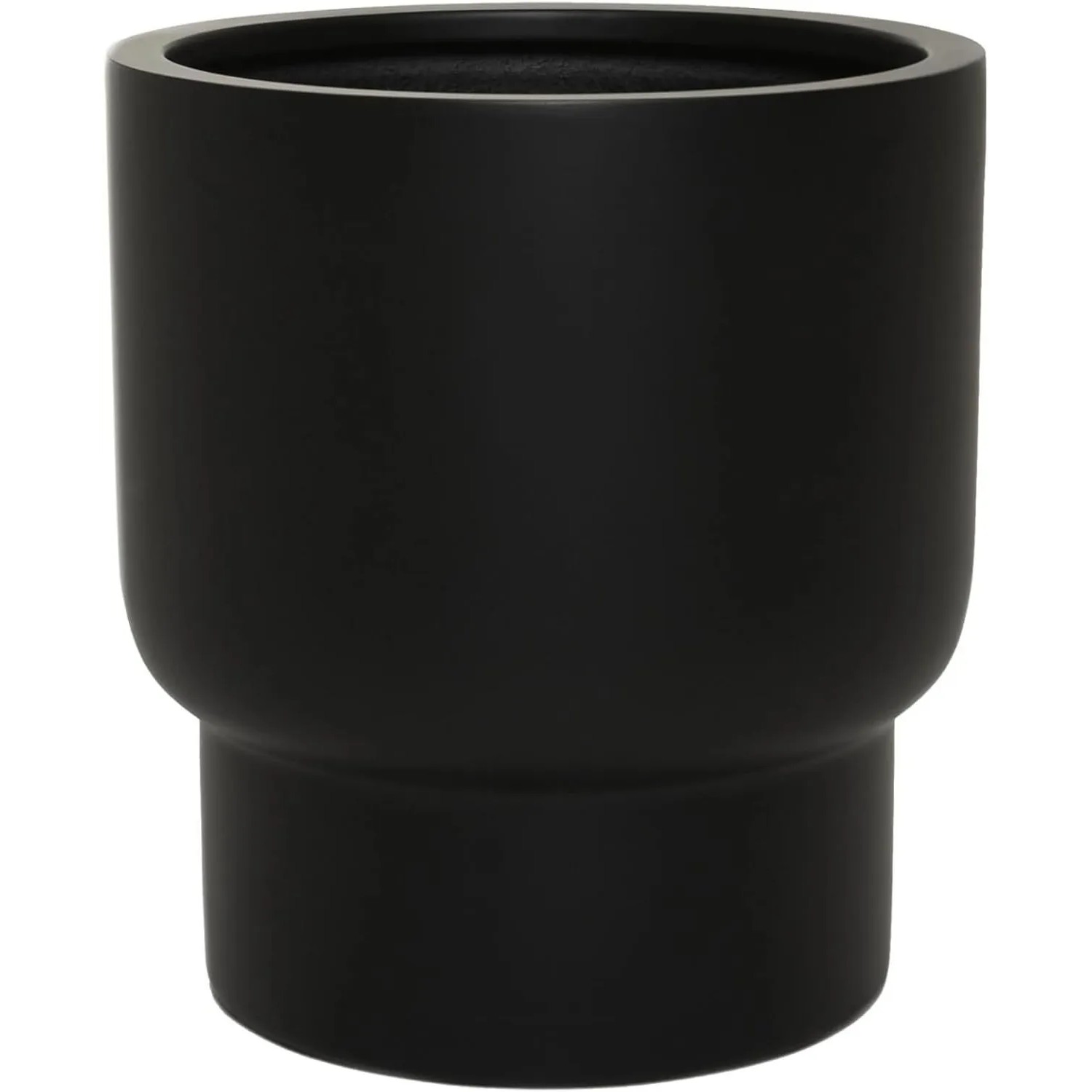 Vivanno Blumentopf Livello 37 cm x 37 cm x 41 cm Schwarz