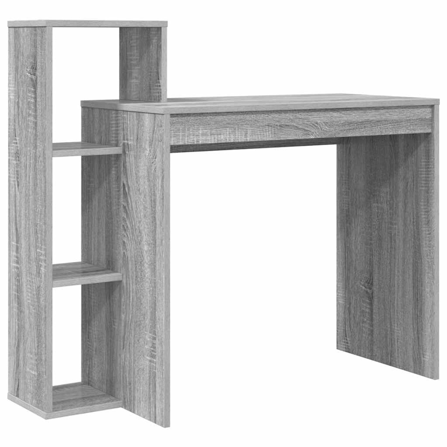 vidaXL Schreibtisch Grau Sonoma 100 x 40 x 90 cm Holzwerkstoff 869319 günstig online kaufen