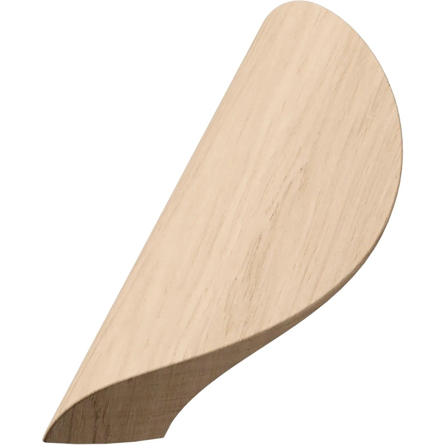 Furnipart Holzgriff Archive La 64 mm Breite 106,5 mm Eiche Roh