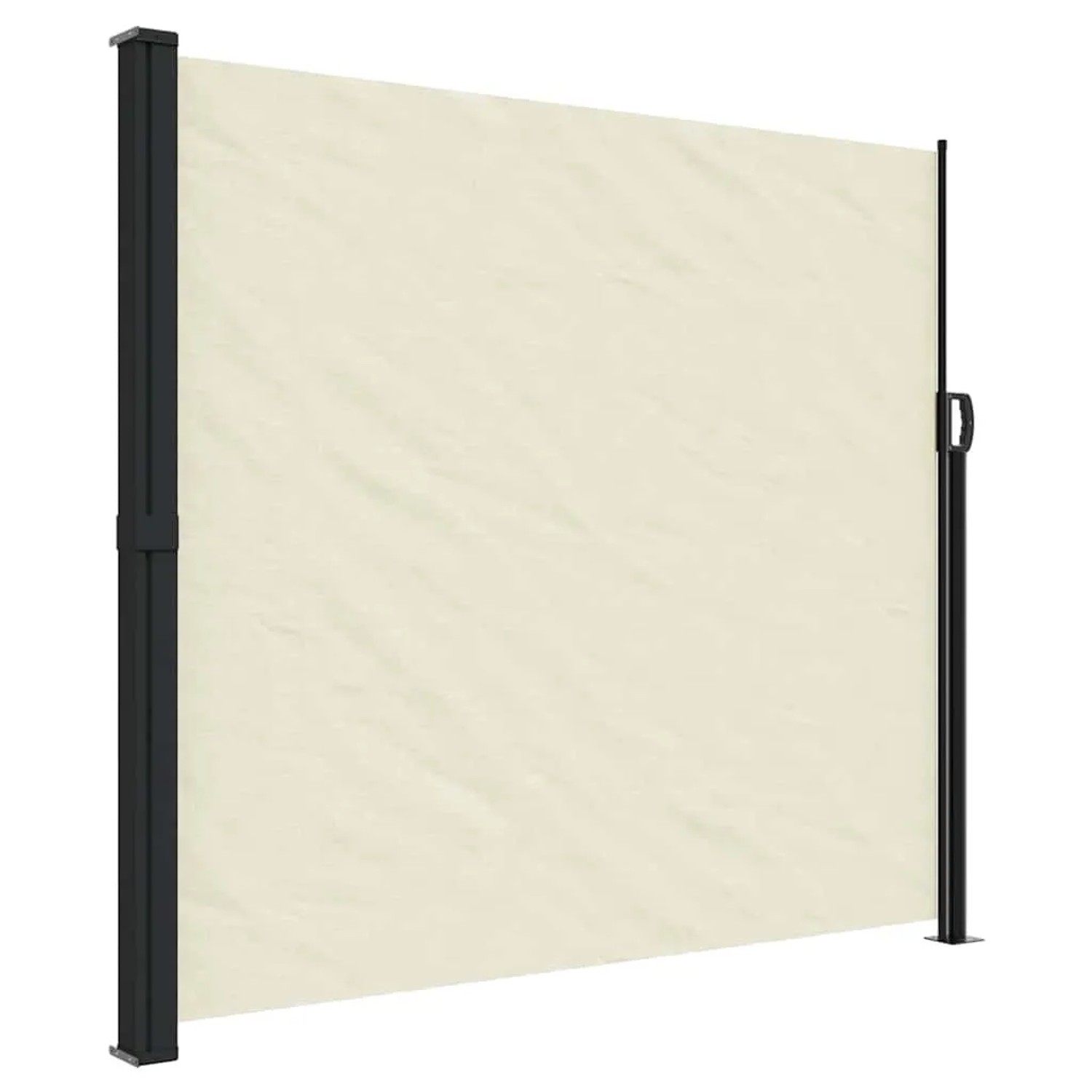 vidaXL Seitenmarkise Ausziehbar Creme 180x500 cm 4004445