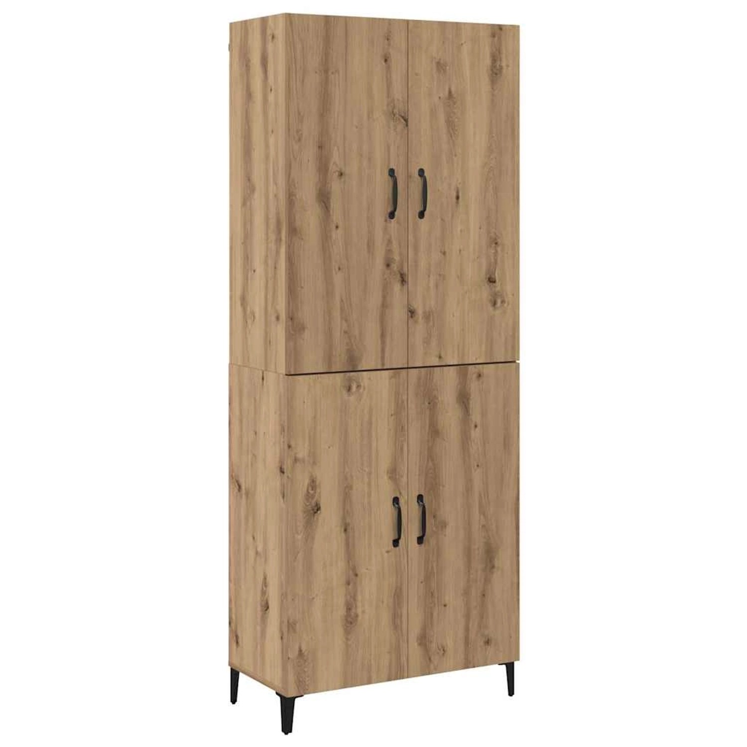 vidaXL Highboard Artisan-Eiche 69,5 x 34 x 180 cm Holzwerkstoff 3394570 günstig online kaufen